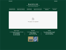 Tablet Screenshot of basilioadvogados.com.br